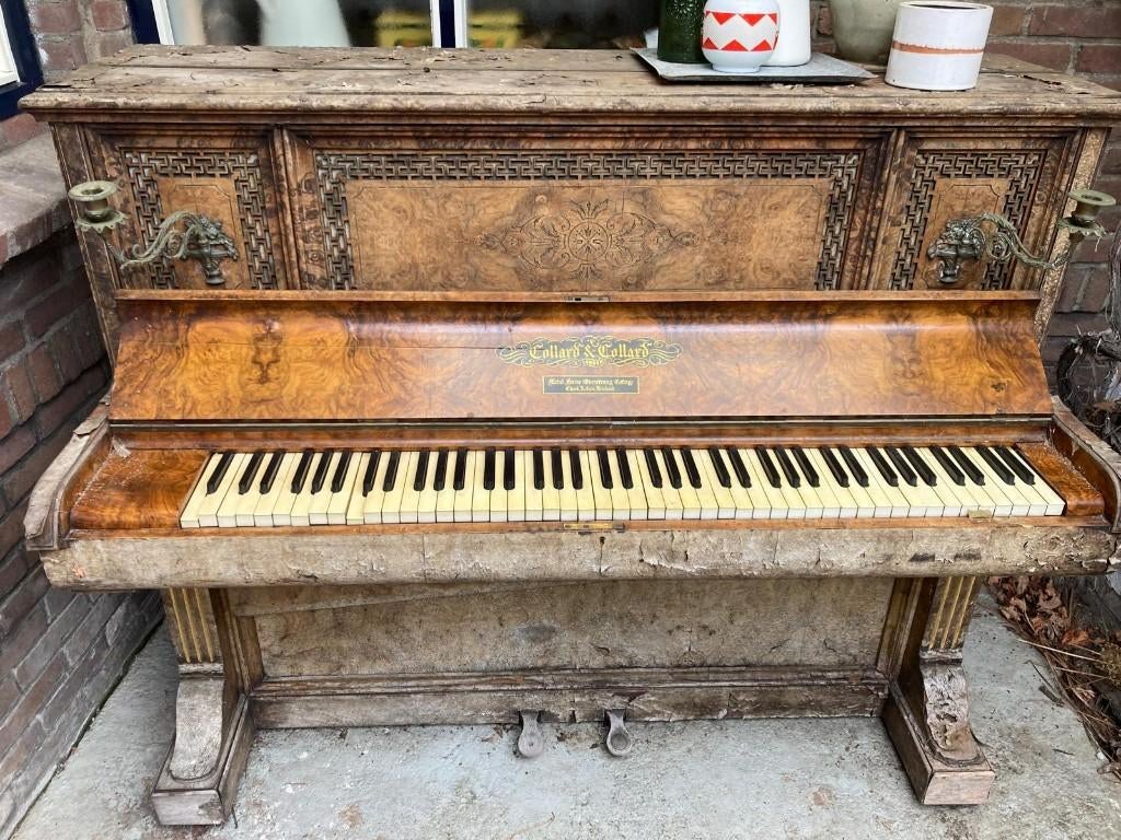 Collard & Collard Piano - antique (decoratie), Ophalen