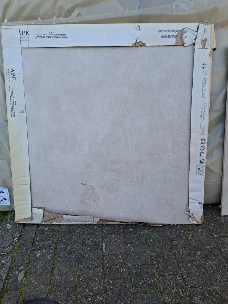 Restant tegels - 89,8 x 89,8 cm, Doe-het-zelf en Verbouw, Tegels, Ophalen, 60 cm of meer, Nieuw, Minder dan 5 m²
