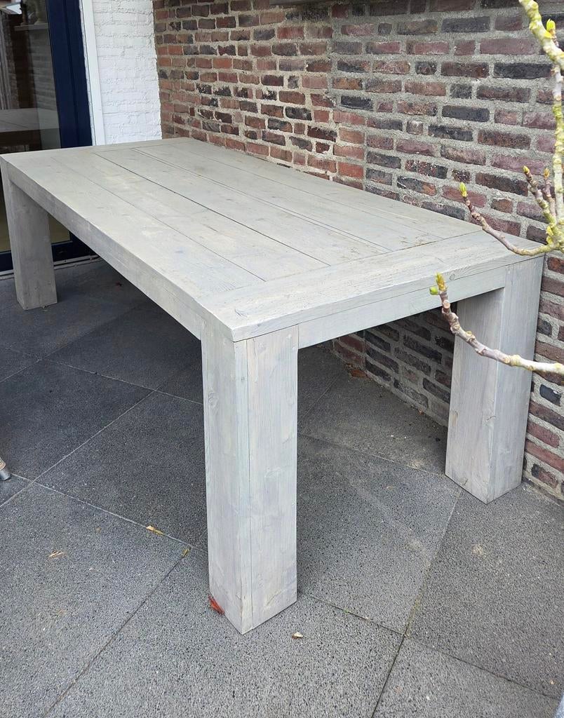 Tuintafel te koop., Tuin en Terras, Tuintafels, Ophalen of Verzenden, Rechthoekig, Hout