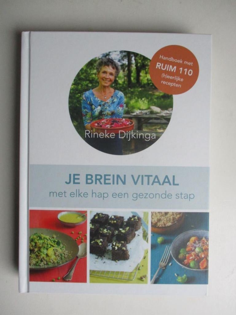Rineke Dijkinga: Je Brein Vitaal. Elke hap een gezonde stap, Rineke Dijkinga, Ophalen of Verzenden, Zo goed als nieuw, Europa