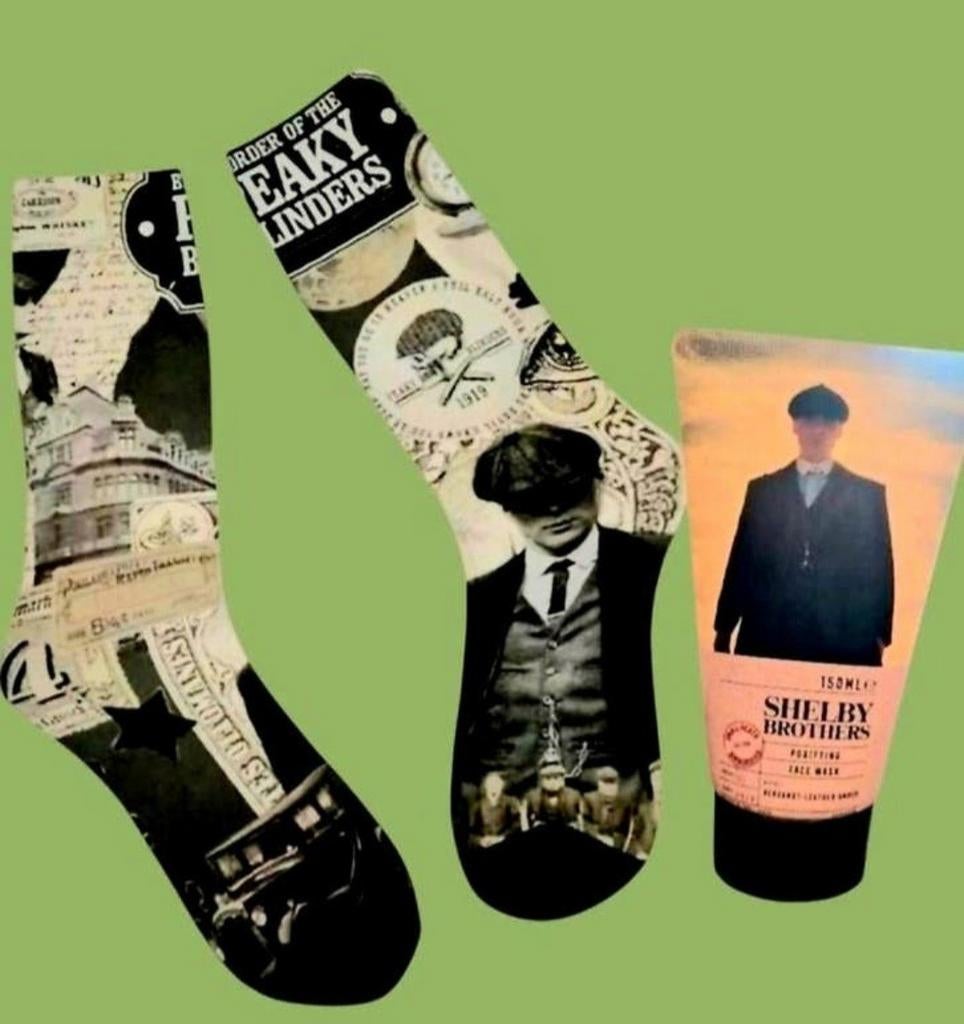 PEAKY BLINDERS SOKKEN + TUBE FACE WASH PEAKY BLINDERS, Ophalen of Verzenden, Nieuw
