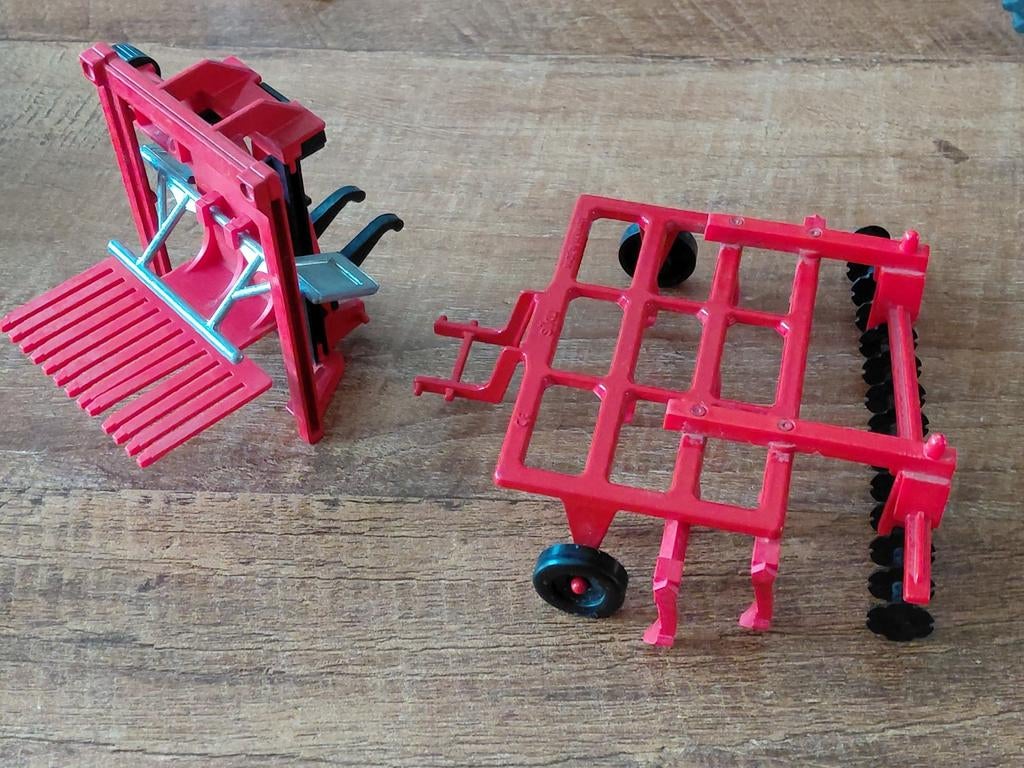 Siku 1960 silagebloksnijder Siku 1957 cultivator modelauto, Ophalen of Verzenden, Gebruikt, Tractor of Landbouw, SIKU