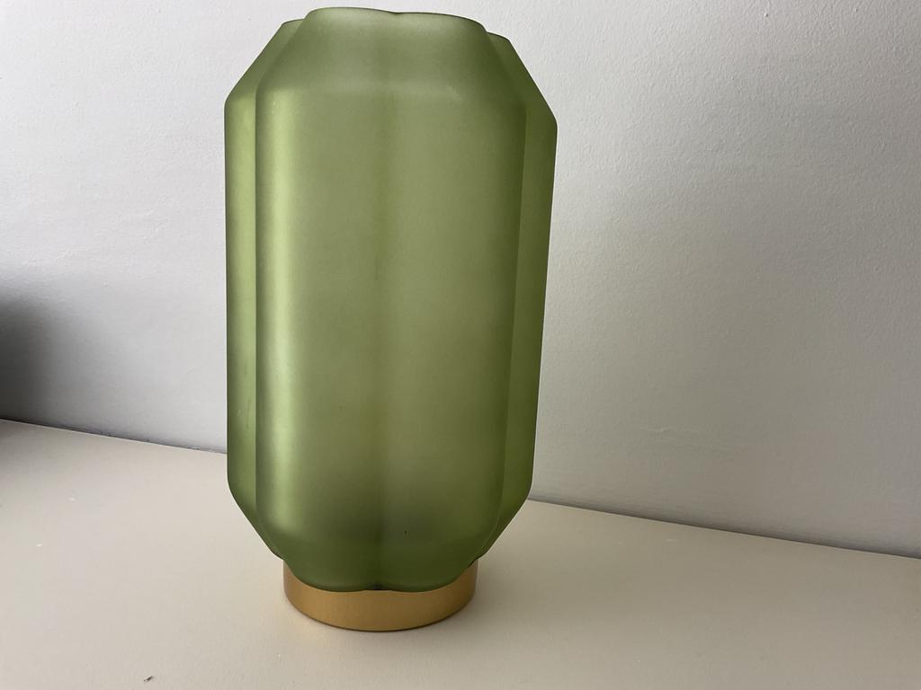 Light en living led lamp, Huis en Inrichting, Lampen | Tafellampen, Ophalen of Verzenden, Zo goed als nieuw, Glas, Minder dan 50 cm