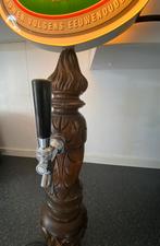 Brand bier lamp met quasi tapkraan, 75 cm, bruin, Ophalen, Zo goed als nieuw