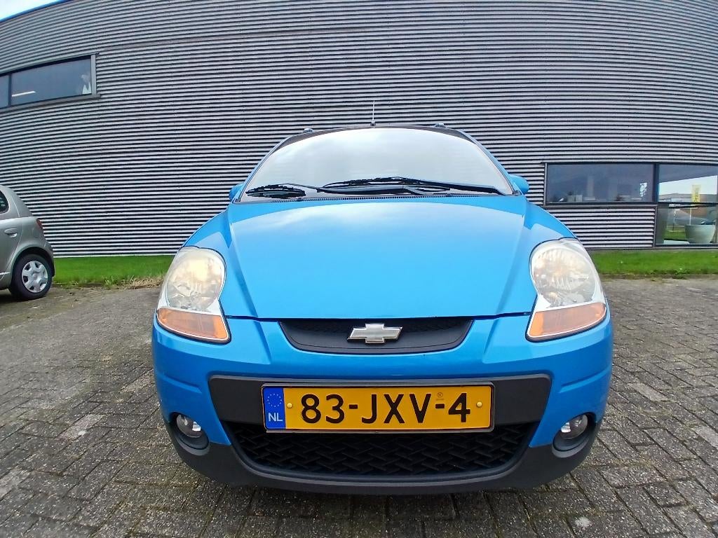 Chevrolet Matiz 0.8 2009 NL inruil mogelijk! NAP LOGISCH, Auto's, Chevrolet, Voorwielaandrijving, Zwart, Blauw, Metallic lak