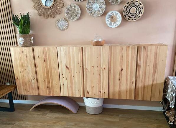 Dressoir van Ivar kasten, Ophalen, Met deur(en), Zo goed als nieuw, 200 cm of meer