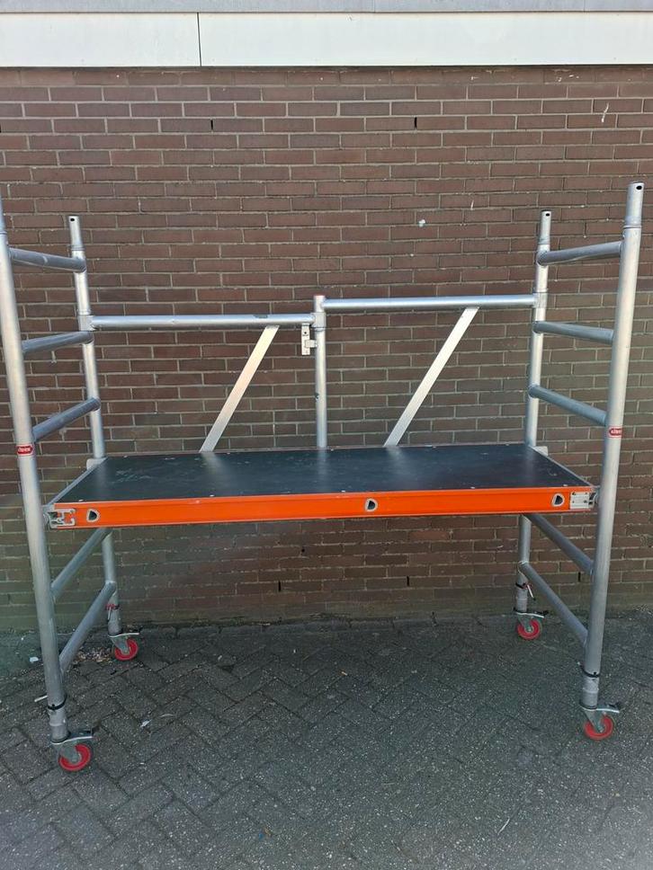 Altrex Kamersteiger/rolsteiger B 190  x  70, Doe-het-zelf en Verbouw, Steigers, Zo goed als nieuw, Rolsteiger of Kamersteiger