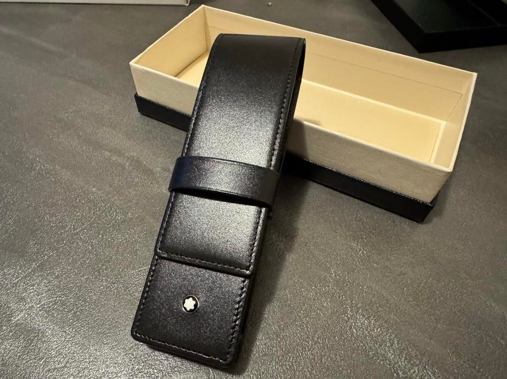 Montblanc Meisterstuck penhouder, Ophalen of Verzenden, Zo goed als nieuw, Zwart, 80 tot 90 cm