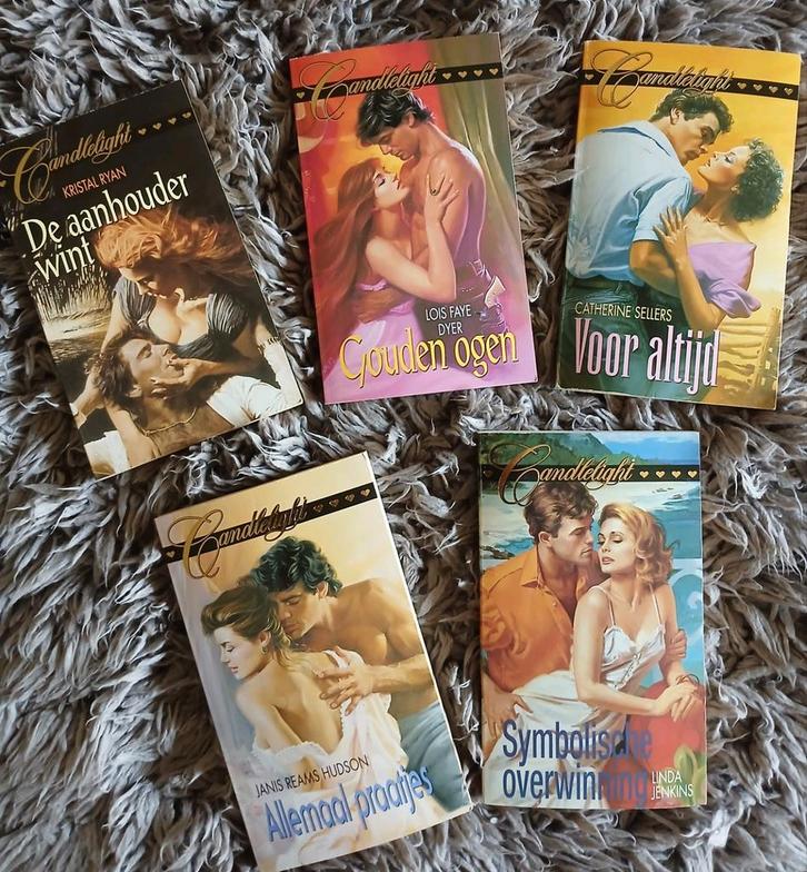 Candlelight Romantische Romans - 5 Boeken Set, Boeken, Romans, Gelezen, Nederland, Ophalen of Verzenden