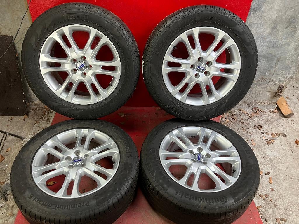 Lichtmetalen velgen Volvo XC60 235/60R18, Auto-onderdelen, 18 inch, Gebruikt, ., Banden en Velgen