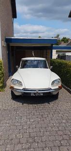 Citroën DS 20 2.0 Special 1972 Wit, Auto's, Voorwielaandrijving, Zwart, 4 cilinders, DS