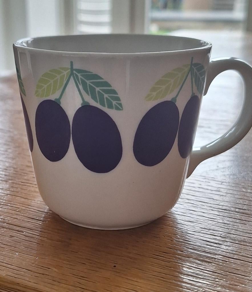 Mok Arabia, Ophalen of Verzenden, Gebruikt, Porselein, Kop en/of schotel