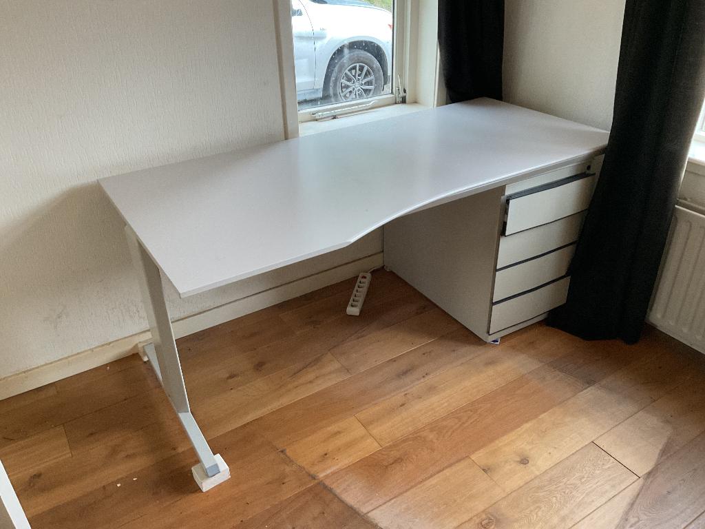 Bureau, Huis en Inrichting, Bureaus, Ophalen, Overige typen, Gebruikt, 180 cm