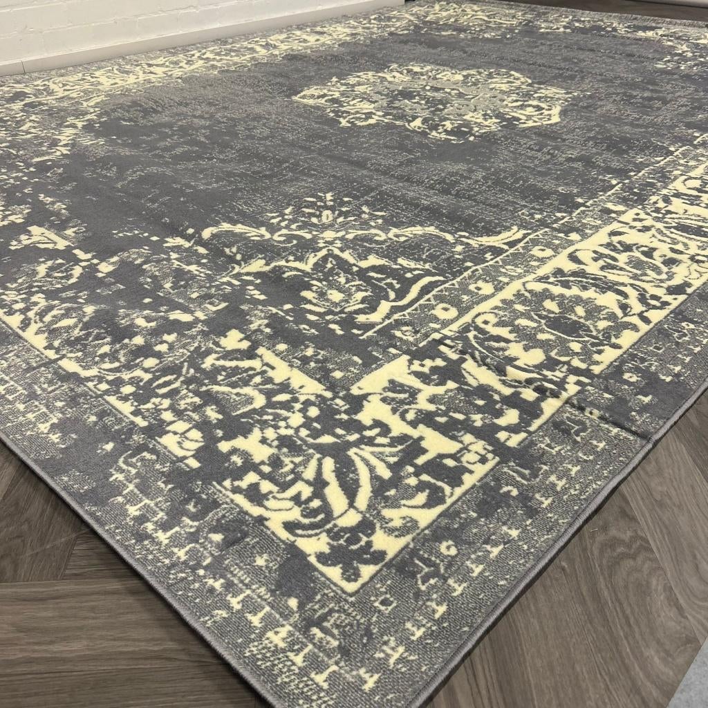 Groot Vloerkleed Brinker Wow Classic Grijs - 280x380cm, Huis en Inrichting, Stoffering | Tapijten en Kleden, 200 cm of meer, Ophalen of Verzenden