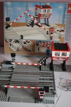 12 volt Lego trein dubbele spoorwegovergang 7866, Ophalen of Verzenden, Gebruikt, Complete set, Lego