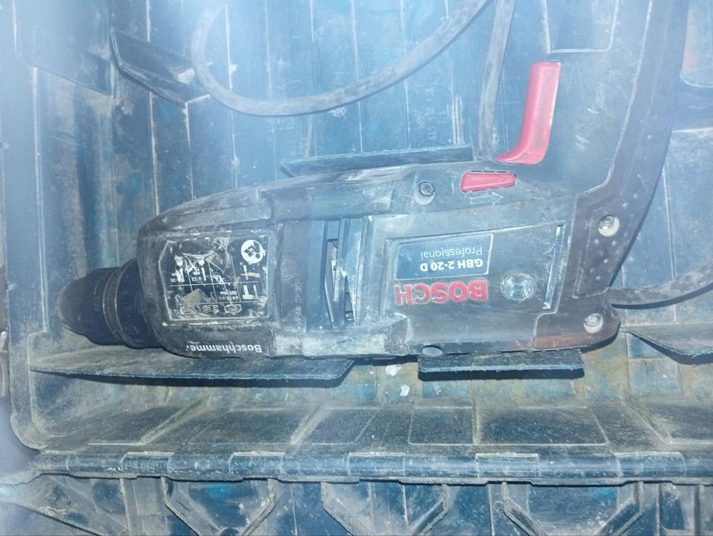 Bosch Blauw GBH 2-20 D boorhamer, Gebruikt, Boor- en/of Breekhamer, Ophalen of Verzenden, Klopboormechanisme