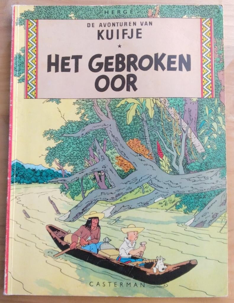 Kuifje - Het gebroken oor, Meerdere stripboeken, Ophalen, Gelezen, Hergé