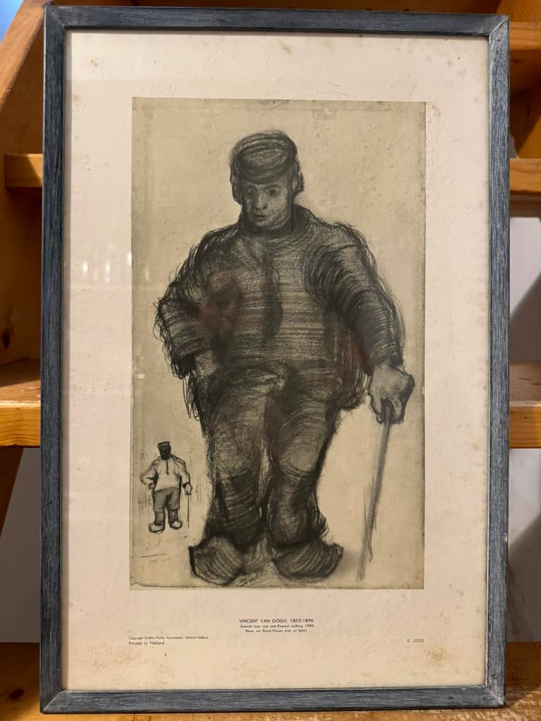 Tekening Vincent van Gogh te koop, Ophalen of Verzenden