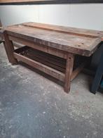 Vintage houten werkbank, Ophalen