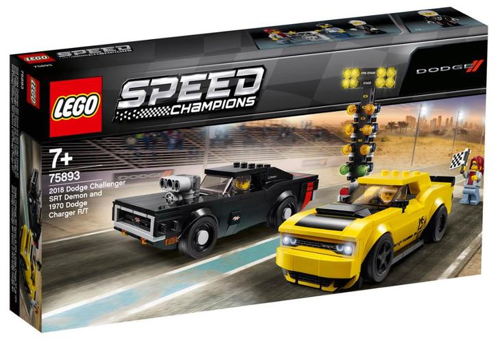 LEGO Speed 75893 Dodge Challenger SRT Demon en 1970 Dodge Ch, Kinderen en Baby's, Speelgoed | Duplo en Lego, Nieuw, Lego, Complete set