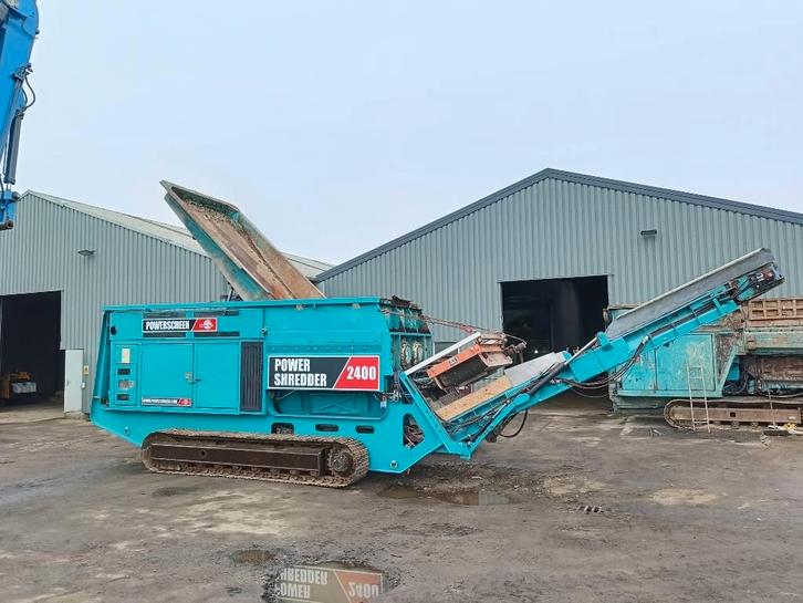 Powerscreen Powershredder 2400 shredder waste wood magnet be, Zakelijke goederen, Machines en Bouw | Overig