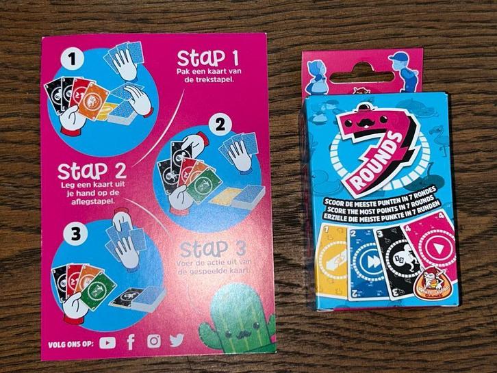 7 Rounds - Kaartspel *~~nieuw~~*, Hobby en Vrije tijd, Gezelschapsspellen | Kaartspellen, Nieuw, Verzenden