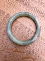 Mooie lichtgroene jade armband, Ophalen of Verzenden, Gebruikt, Groen, Overige materialen