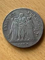 France 5 Francs 1795 K, Ophalen of Verzenden, Frankrijk, Losse munt, Zilver