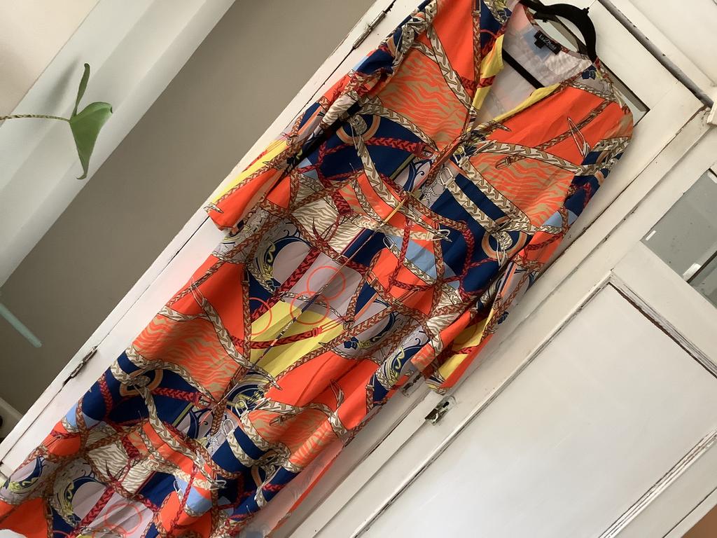 LaDress maxidress L slankt perfect af, Kleding | Dames, Jurken, Ophalen of Verzenden, Zo goed als nieuw, Maat 42/44 (L), Onder de knie