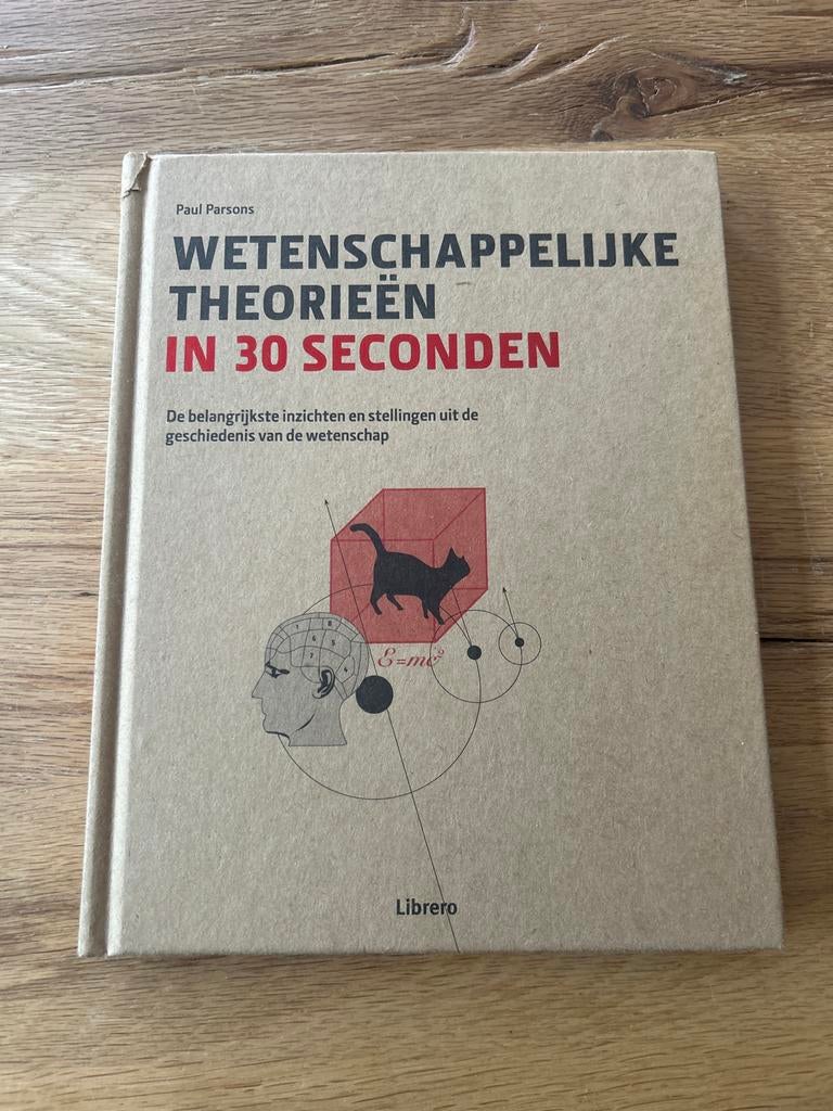 Wetenschappelijke Theorieën in 30 Seconden - Paul Parsons, Boeken, Ophalen of Verzenden, Zo goed als nieuw, Natuurwetenschap