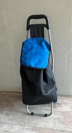 Boodschappentrolley, Sieraden, Tassen en Uiterlijk, Tassen | Reistassen en Weekendtassen, Ophalen, 30 cm of meer, Blauw, Minder dan 35 cm