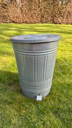 Zinken pedaalemmer 40x52cm, Huis en Inrichting, Woonaccessoires | Prullenbakken, Ophalen, Gebruikt, Met pedaal, 40 liter of meer