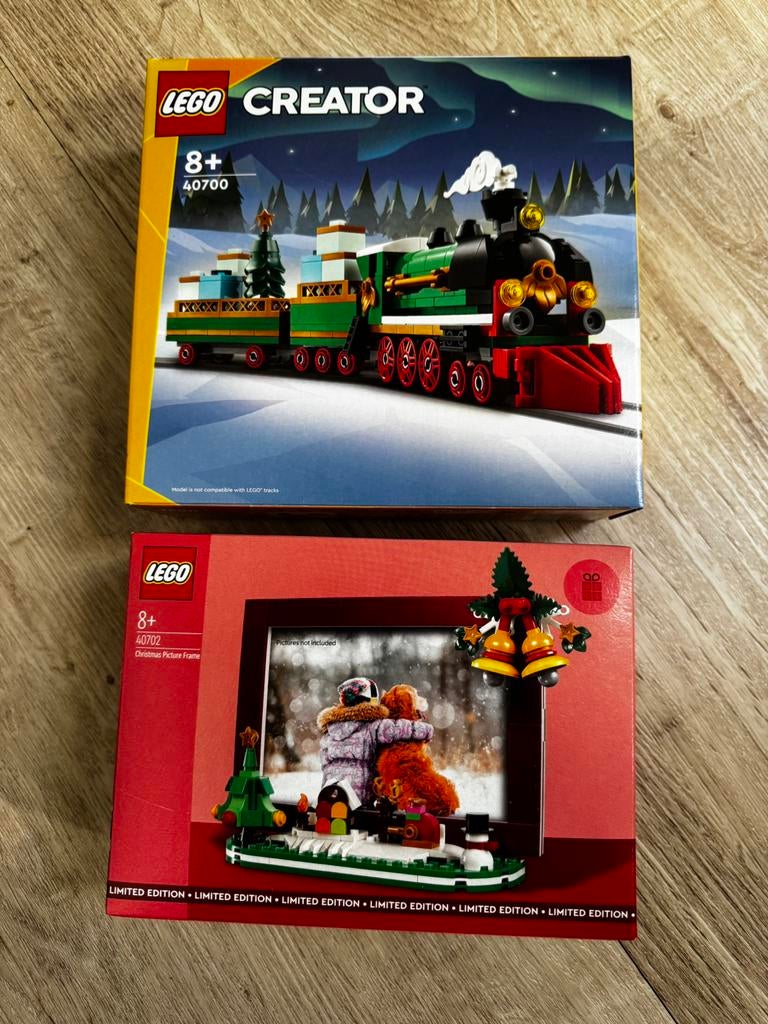 Lego Kerst GWP 40700 en 40702, Kinderen en Baby's, Lego, Nieuw, Ophalen of Verzenden, Compleet