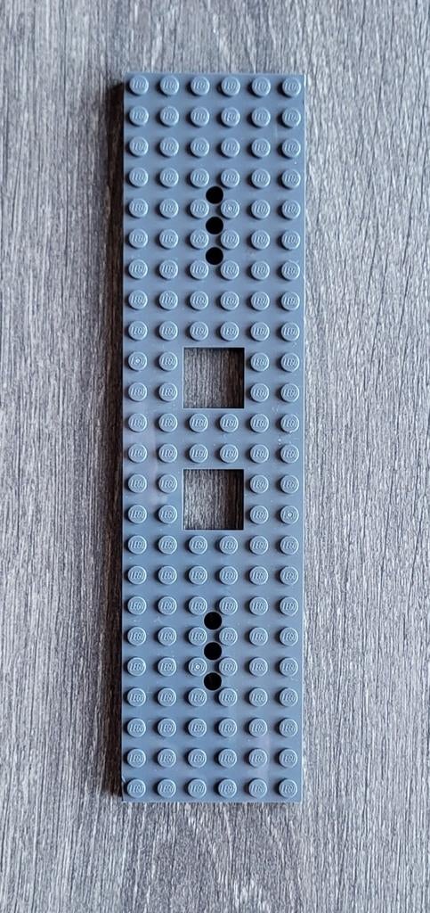 Lego trein locomotief / wagon bouw bodem plaat Grijs., Ophalen of Verzenden, Gebruikt, Losse stenen, Lego