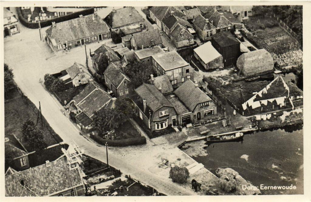 Dorp Eernewoude - luchtfoto - ongelopen, Verzenden, 1940 tot 1960, Ongelopen, Noord-Brabant