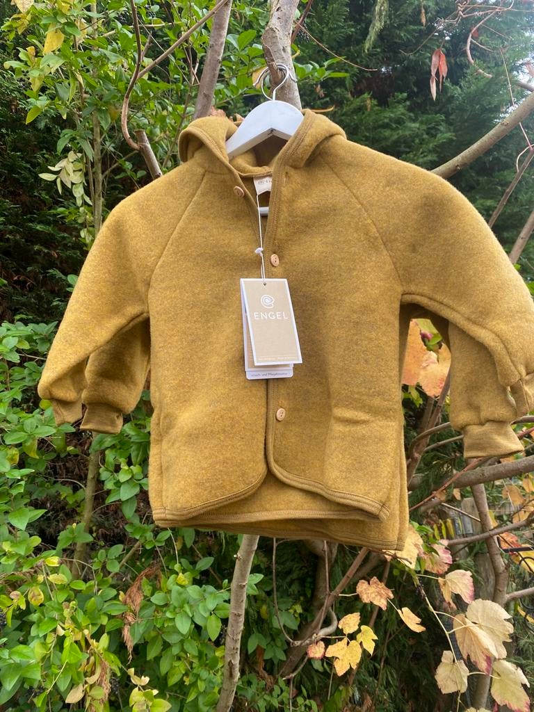 Prachtig zacht wolfleece jasje ENGEL NATUR mt 98/104, Verzenden, Nieuw, Jongetje of Meisje, Jasje