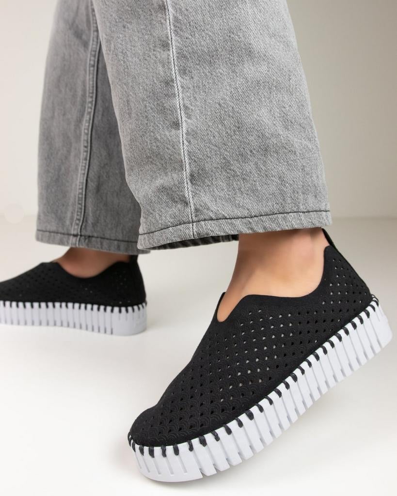 ILSE JACOBSEN Slip-on schoenen Tulip 3275 Zwart, Verzenden, Instappers, Zwart, Ilse Jacobsen