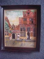 schilderij naar Vermeer, Antiek en Kunst, Kunst | Schilderijen | Klassiek, Ophalen of Verzenden