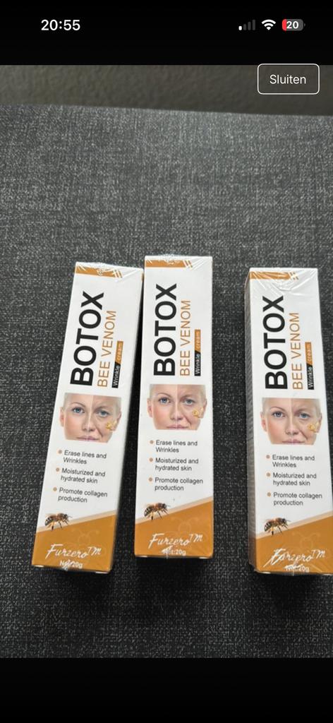 Botox, Ophalen of Verzenden, Nieuw, Overige typen