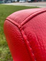 Montel Rode Lederen Hoekbank  – Gratis Levering NL & BE, 250 tot 300 cm, Minder dan 75 cm, Hoekbank, Leer