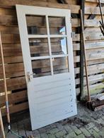 Mooie hardhouten deur, Ophalen, Gebruikt, Binnendeur, 200 tot 215 cm