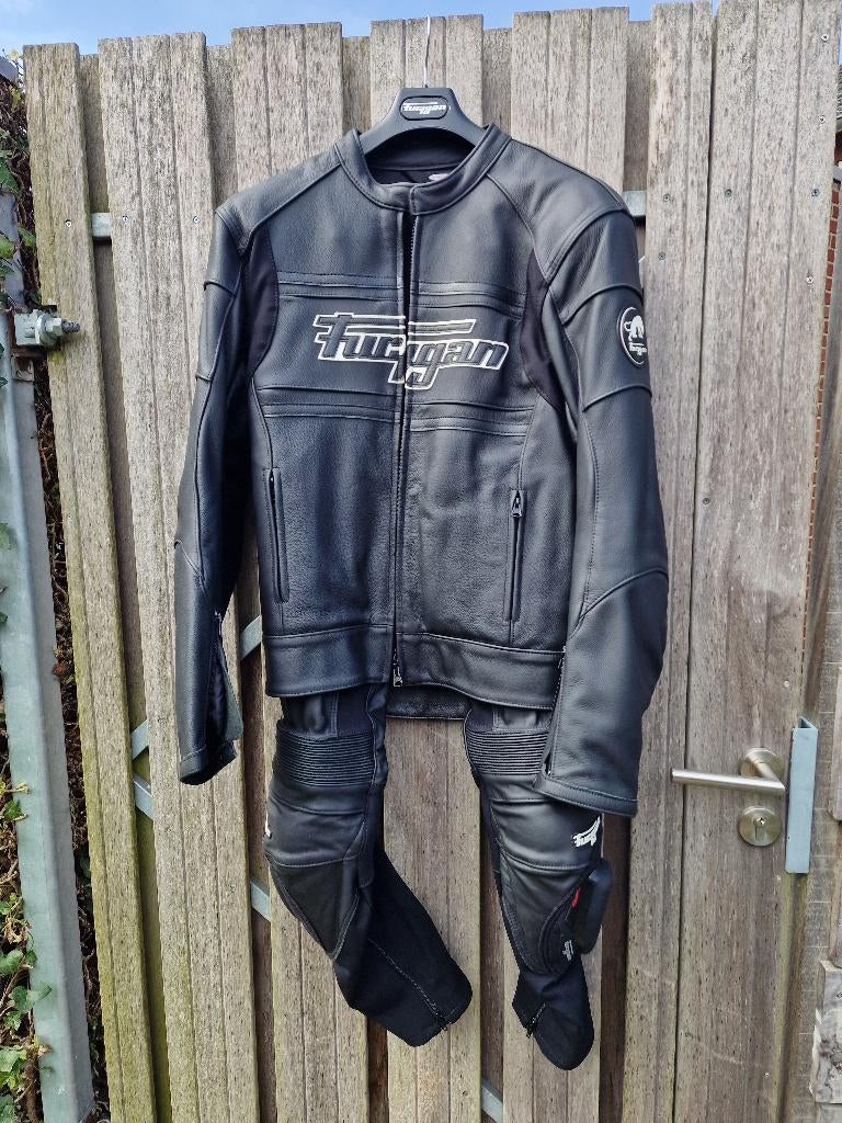 Furygan leren motorpak 2 delig | NIEUW, L 42 44 kniesliders, Motoren, Kleding | Motorkleding, Furygan, Ophalen, Nieuw met kaartje