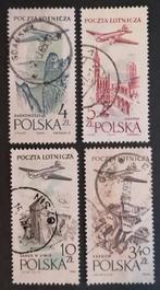 POLEN - Luchtpost 1957/1958, Verzenden, Polen, Gestempeld