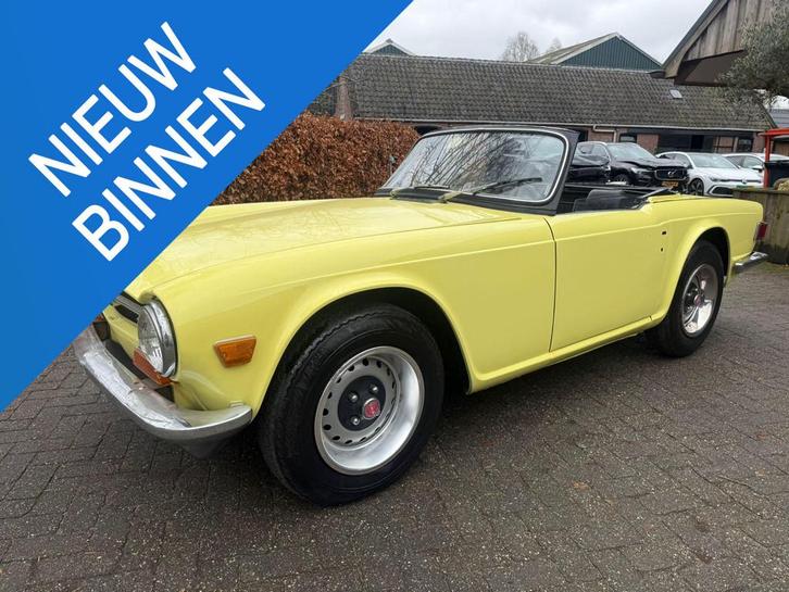 Triumph TR6 Soft Top 6 CIL, Auto's, Triumph, Bedrijf, Te koop, TR6, Open dak, Benzine, Cabriolet, Handgeschakeld, Stof, Achterwielaandrijving