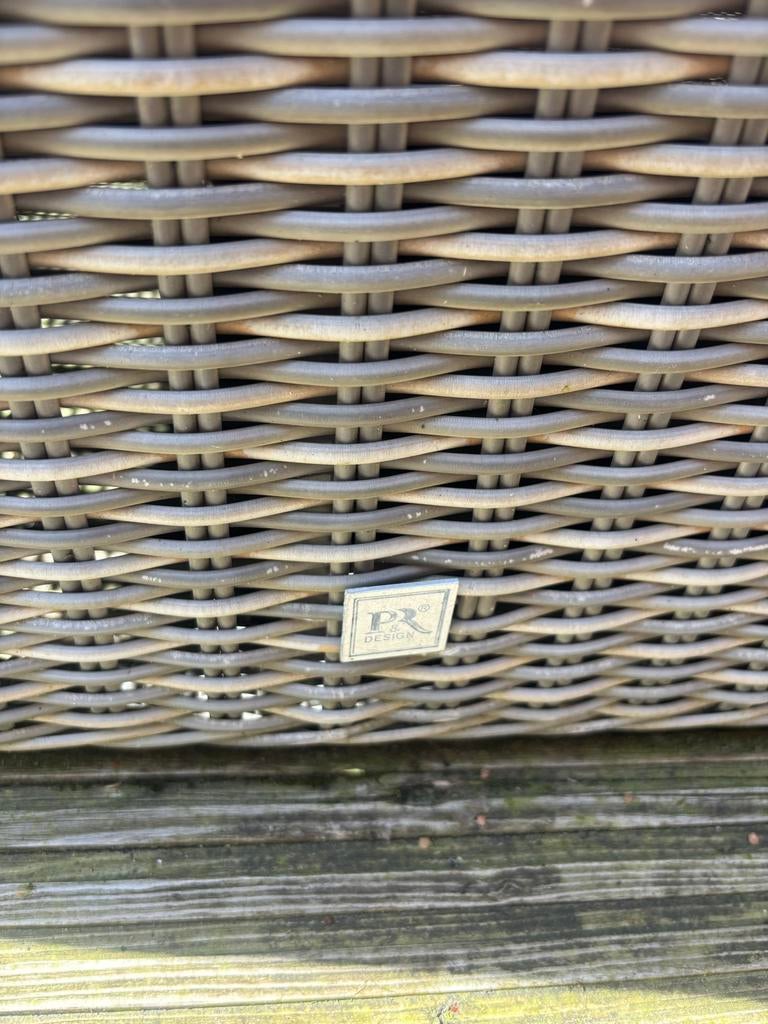 PR Design Wicker Loungestoelen, Tuin en Terras, 2 zitplaatsen, Gebruikt, Ophalen of Verzenden, Loungeset