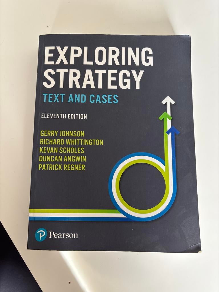 Exploring Strategy: Text and Cases, Elfde Editie, Ophalen of Verzenden, Gamma, Gelezen, HBO