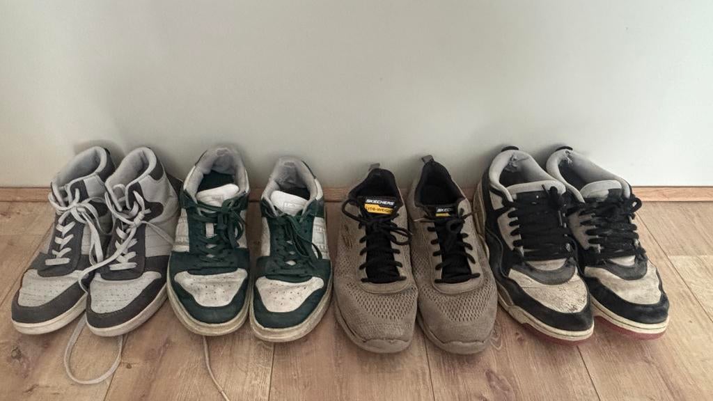 Diverse sneakers - Verschillende maten en stijlen, Kleding | Heren, Schoenen, Ophalen, Gedragen, Overige kleuren, Sneakers of Gympen
