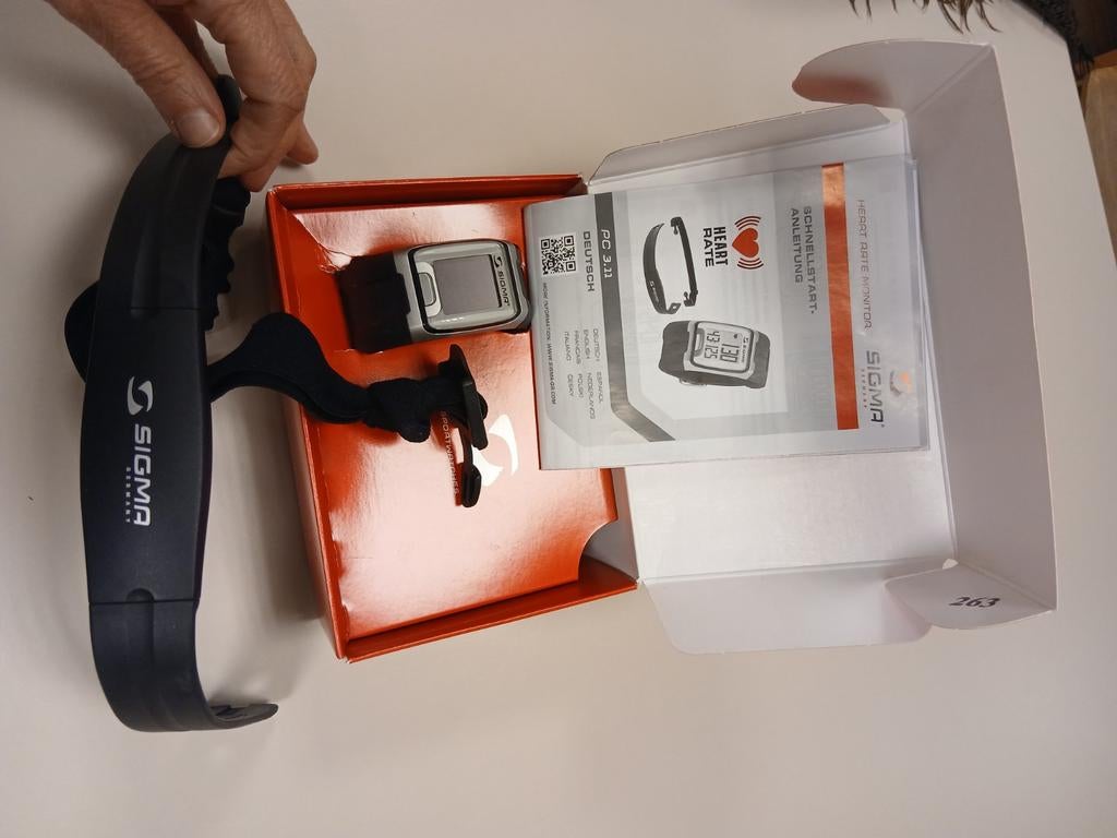 4x Sigma Hartslagmeter Horloge met Borstband en Sensor, Ophalen of Verzenden, Nieuw, Sigma, Met borstriem