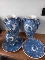 Villeroy & Boch Blauw Wit Porseleinen Set - Vazen & Schalen, Ophalen