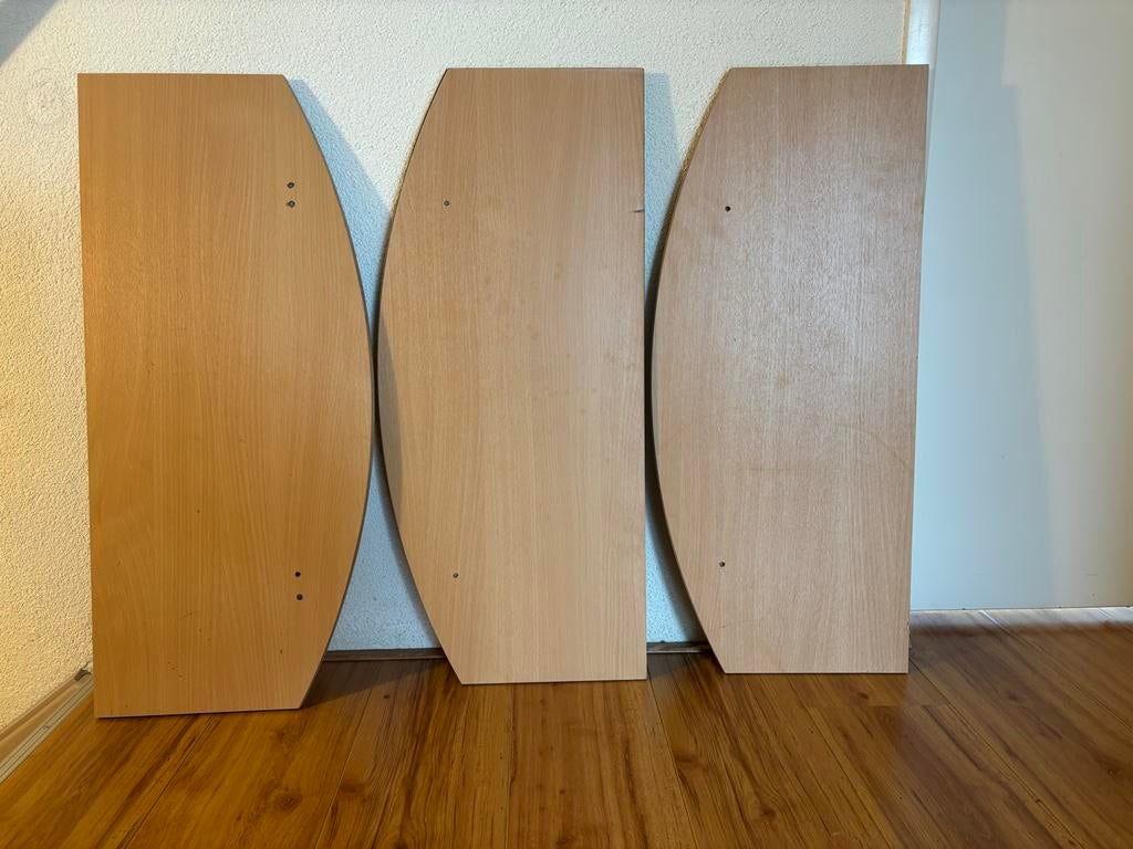 3 Wandplanken - 80x35 cm - Gebruikt, gratis af te halen, Ophalen, Gebruikt